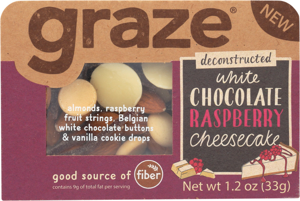 GRAZE: Snack White Chocolate Raspberry Cheesecake, 1.2 oz