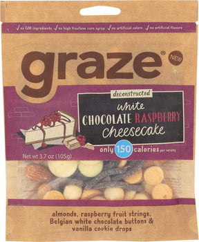 GRAZE: Snack White Chocolate Raspberry Cheesecake, 3.7 oz