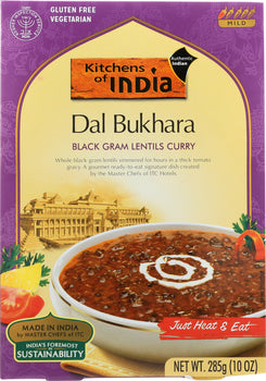 KITCHENS OF INDIA: Dal Bukhara Black Gram Lentils Curry, 10 oz