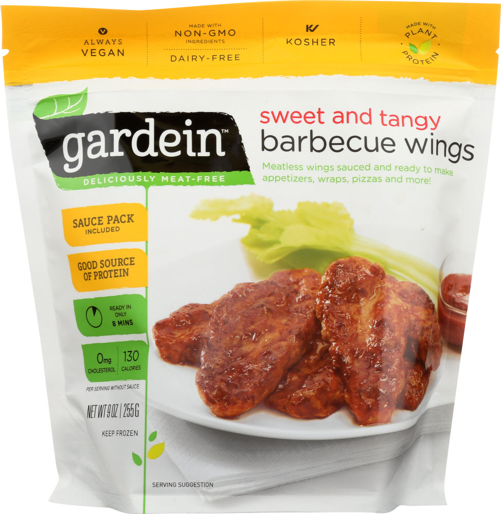 GARDEIN: Sweet and Tangy Barbecue Wings, 9 oz