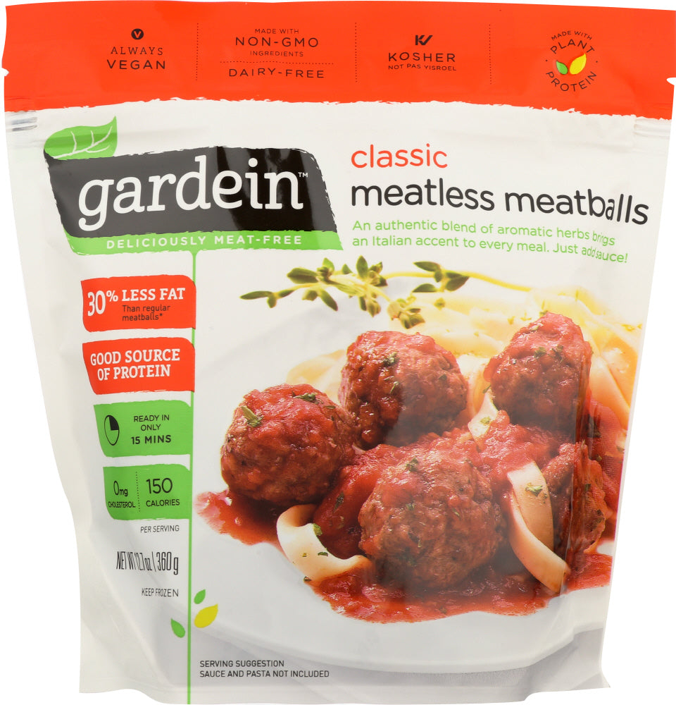 GARDEIN: Classic Meatless Meatball, 12.7 oz