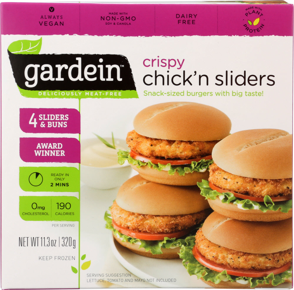 GARDEIN: Crispy Chick'n Sliders Mini Delights, 11.3 oz