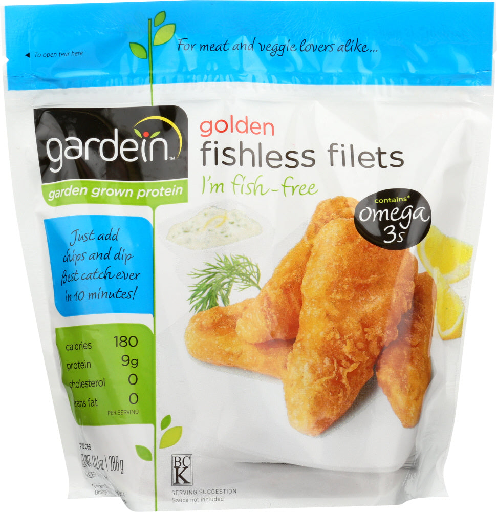 GARDEIN: Golden Fishless Filets, 10.1 oz