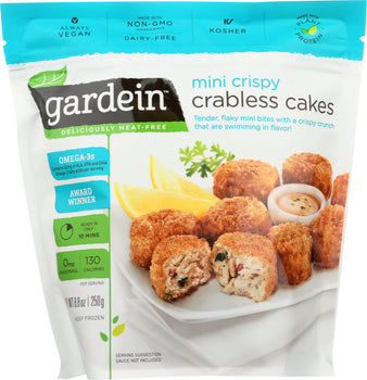 GARDEIN: Mini Crabless Cakes, 8.8 oz