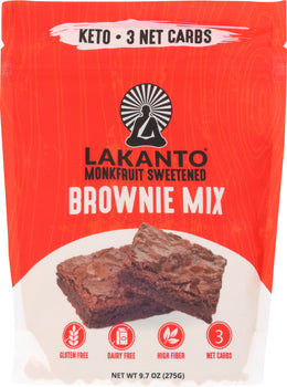 LAKANTO: Mix Brownie, 9.71 oz