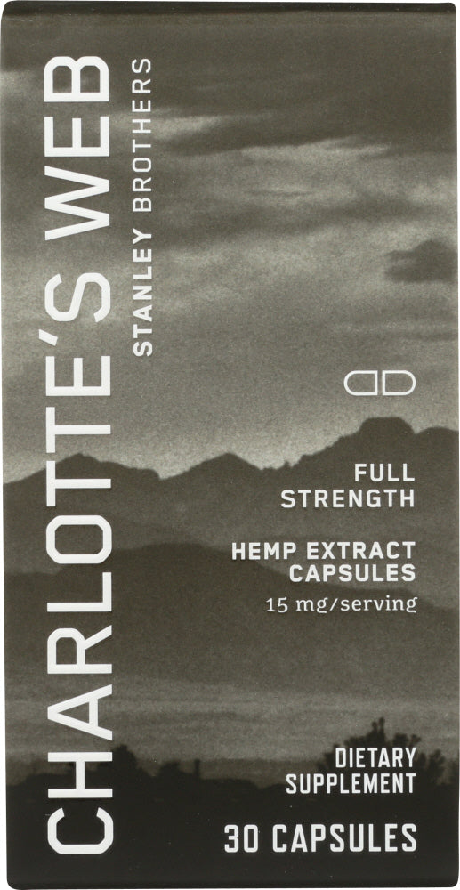 CHARLOTTES WEB: Capsule Full Strength, 15 mg, 30 pc