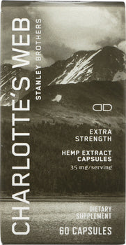 CHARLOTTES WEB: Extra Strength Hemp Extract Capsule 35mg, 60 pc