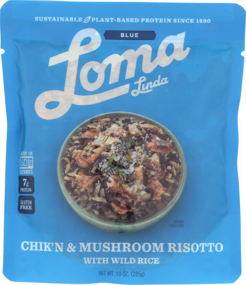 LOMA BLUE: Chicken Mushroom Risotto Soup, 10 oz