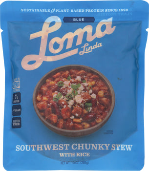 LOMA BLUE: Southwest Chunky Stew Soup, 10 oz