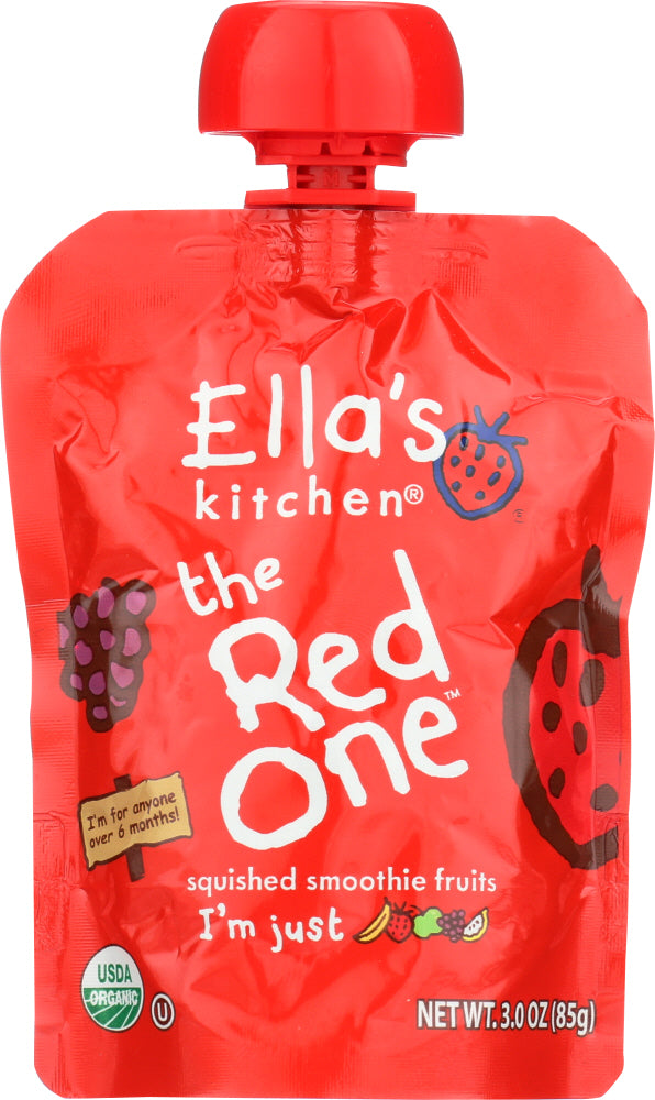 ELLA'S KITCHEN: The Red One Squished Smoothie Fruits, 3 oz