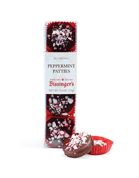 BISSINGERS: Peppermint Patties Dark Chocolate, 4 pc