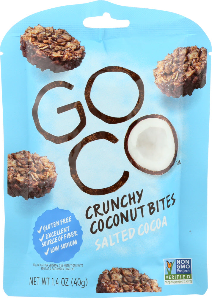 GO CO: Bites Coconut Salted Cocoa, 1.4 oz