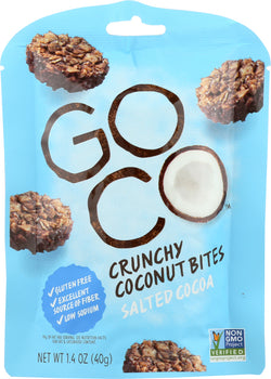 GO CO: Bites Coconut Salted Cocoa, 1.4 oz