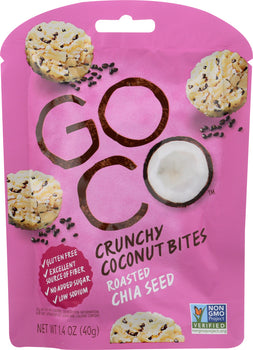 GO CO: Coconut Chia Bites, 1.4 oz