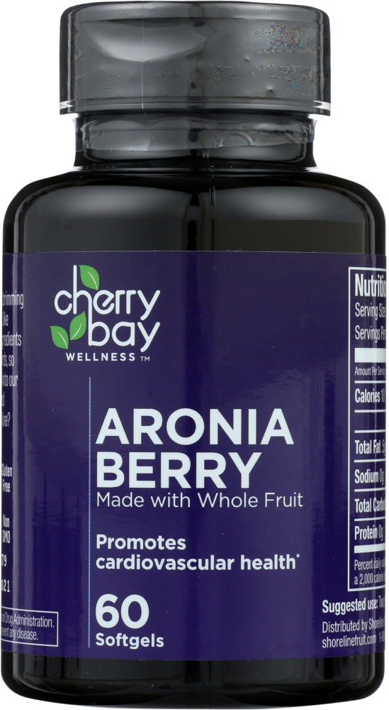 CHERRY BAY WELLNESS: Aronia Berry Supplement Softgel, 60 sg