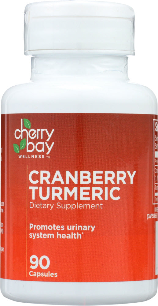 CHERRY BAY WELLNESS: Cranberry Turmeric Dietary Supplement, 90 cp