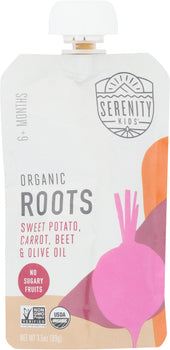 SERENITY KIDS: Organic Roots Baby Food, 3.5 oz