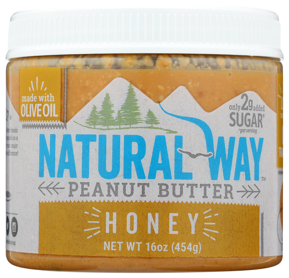 NATURAL WAY: Peanut Butter Honey, 16 oz