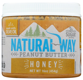 NATURAL WAY: Peanut Butter Honey, 16 oz