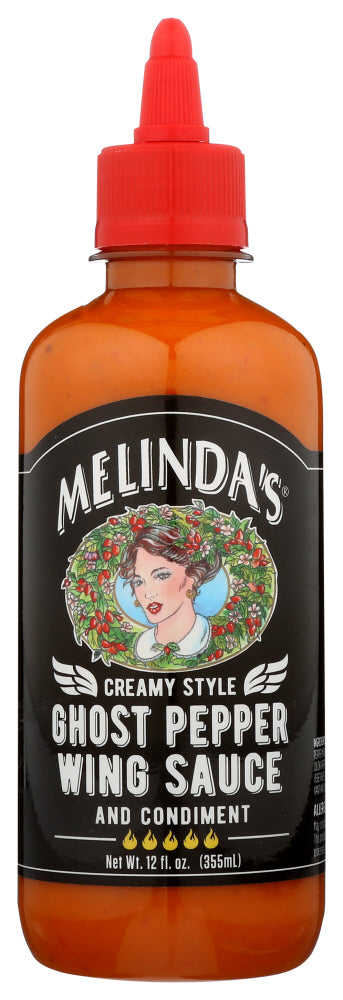 MELINDAS: Sauce Wing Ghost Pepper Cream, 12 oz