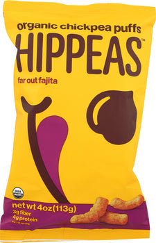 HIPPEAS: Chickpea Puffs Fajita, 4 oz