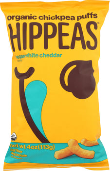 HIPPEAS: Chickpea Puffs White Cheddar, 4 oz