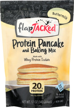 FLAPJACKED: Pancake Mix Protein Buttermilk, 12 oz