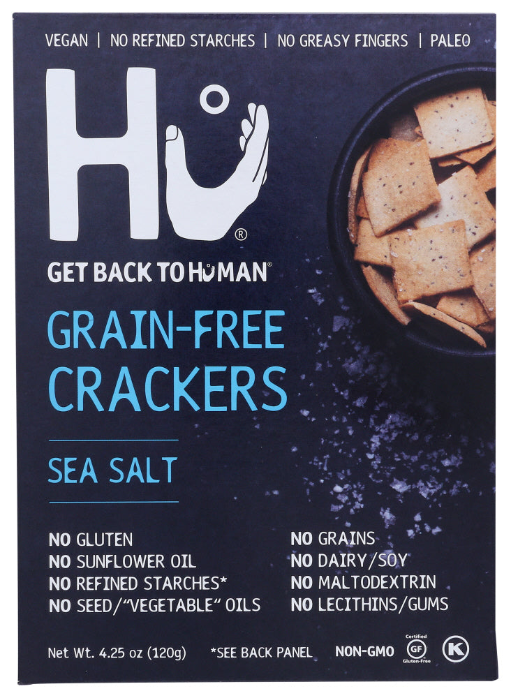 HU: Sea Salt Grain-Free Crackers, 4.25 oz