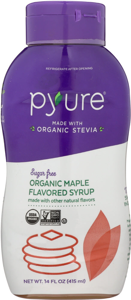 PYURE: Syrup Maple Sugar Free Stevia Organic, 14 fo