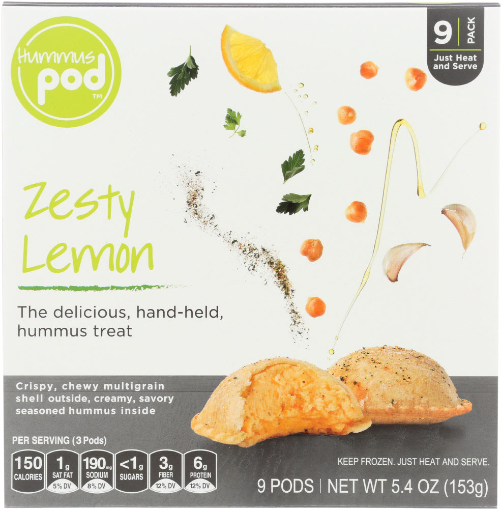 HUMMUS PODS: Zesty Lemon, 5.40 oz