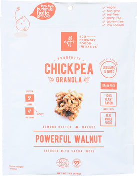 EFFI: Granola Chickpea Powerful Walnut, 7 oz