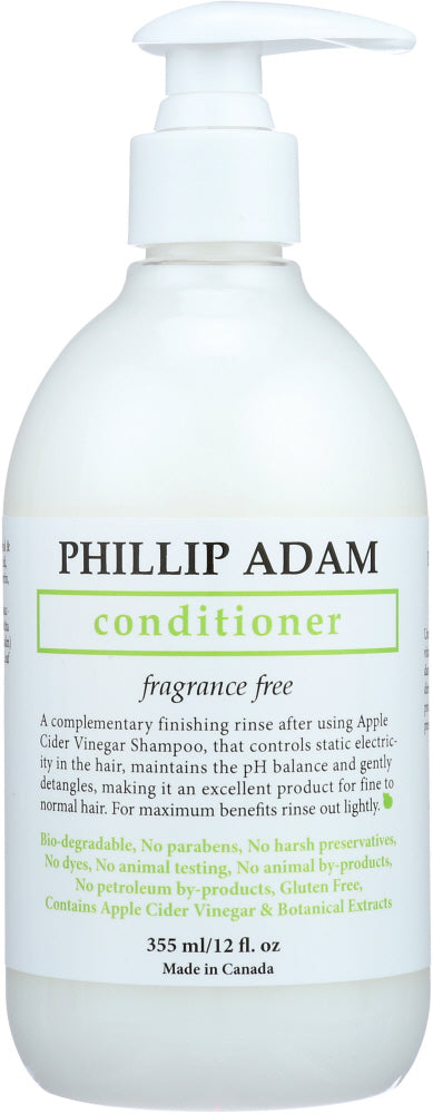 PHILLIP ADAM: Conditioner Apple Cider Vinegar Unscented, 12 oz