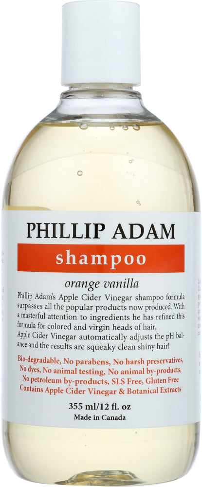 PHILLIP ADAM: Shampoo Orange Vanilla, 12 oz