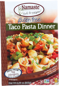 NAMASTE FOODS: Gluten Free Taco Pasta Dinner, 8.75 oz