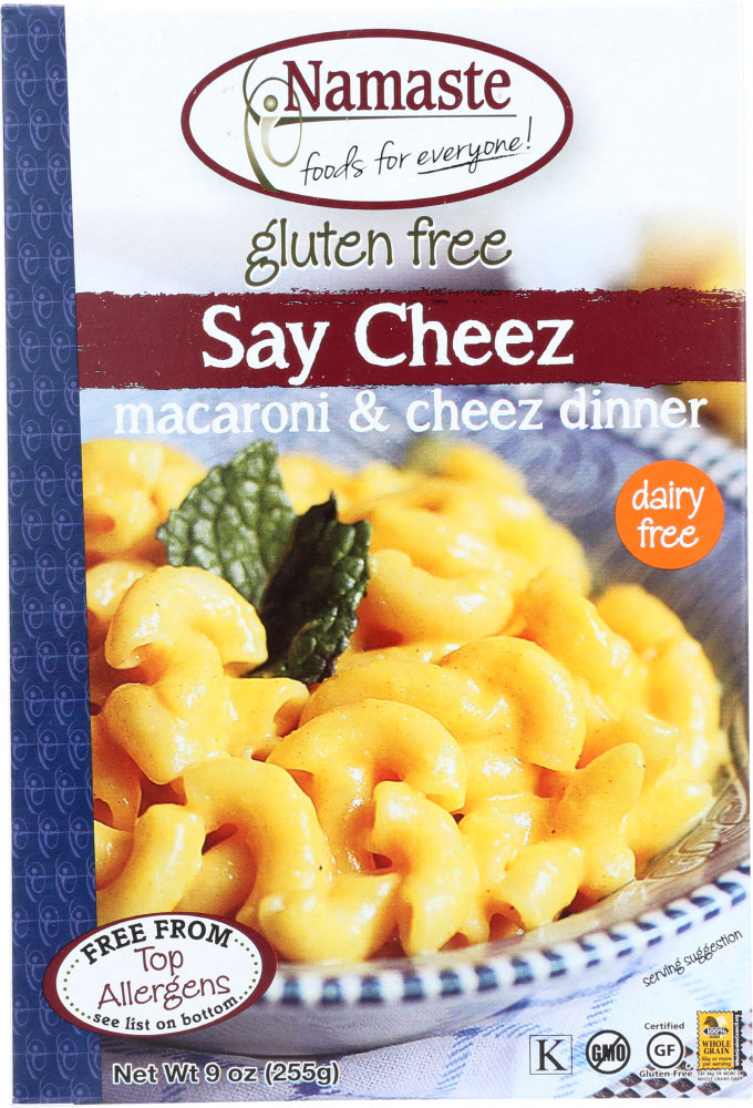 NAMASTE FOODS: Say Cheez Pasta Dinner, 9 oz