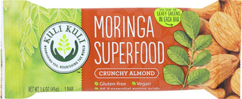 KULI KULI MO: Moringa Superfood Bar Crunchy Almond, 1.6 Oz