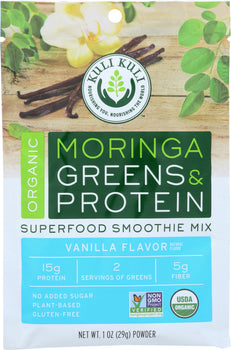 KULI KULI MO: Moringa Greens And Protein Vanilla, 29 Gm