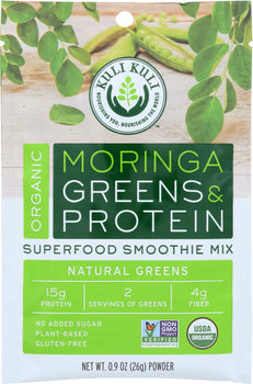 KULI KULI MO: Moringa Greens And Protein Natural Greens, 26 Gm