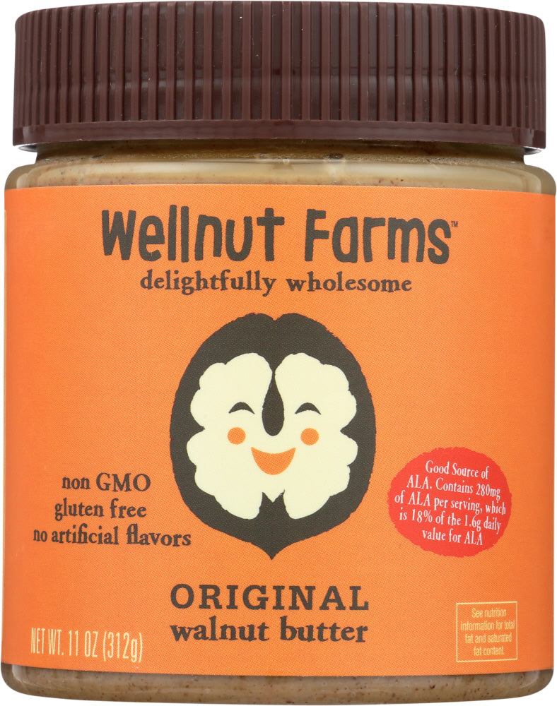 WELLNUT FARMS: Walnut Butter Original, 11 oz