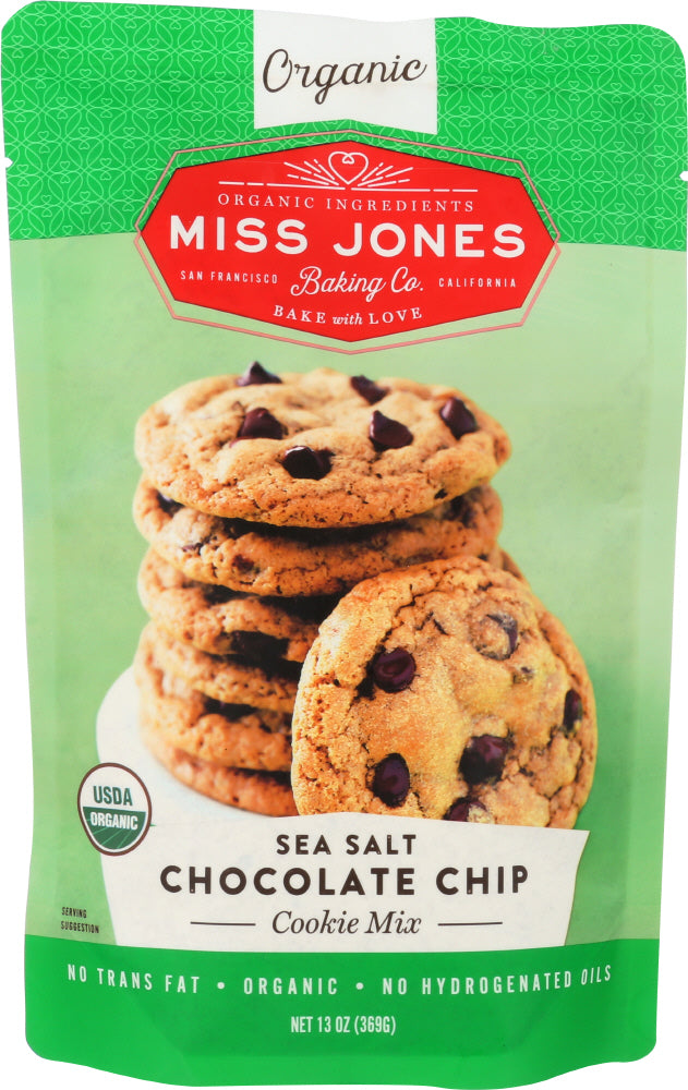 MISS JONES BAKING CO: Mix Cookie Chocolate Chip Organic, 13 oz