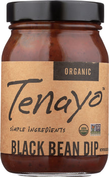 TENAYO: Dip Black Bean Organic, 16.5 oz