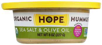 HOPE: Sea Salt & Olive Oil Hummus, 8 oz