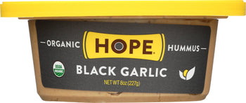 HOPE: Organic Hummus Black Garlic, 8 oz