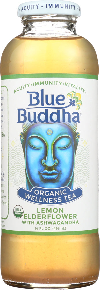 BLUE BUDDHA: Lemon Elderflower Organic Tea, 14 oz