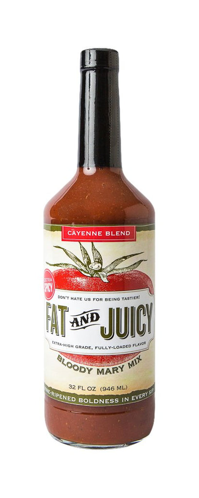 FAT & JUICY: Mixer Bloody Mary Cayenne, 32 oz