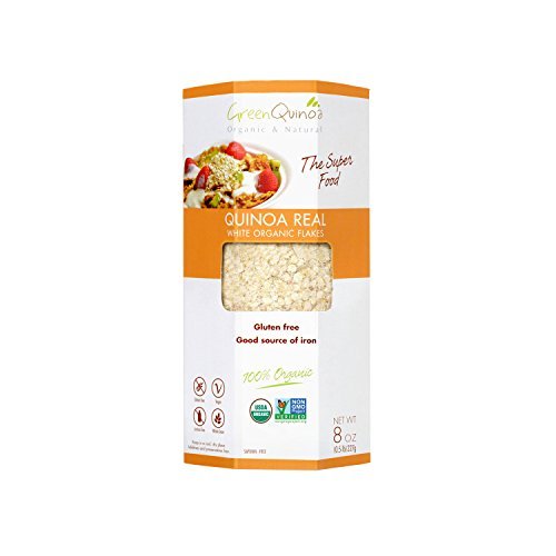 GREEN QUINOA: Quinoa White Flakes, 8 oz