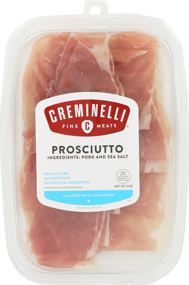 CREMINELLI FINE MEATS: Snack Sliced Prosciutto, 2 oz