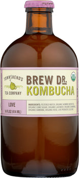 BREW DR KOMBUCHA: Kombucha Love, 14 fl oz