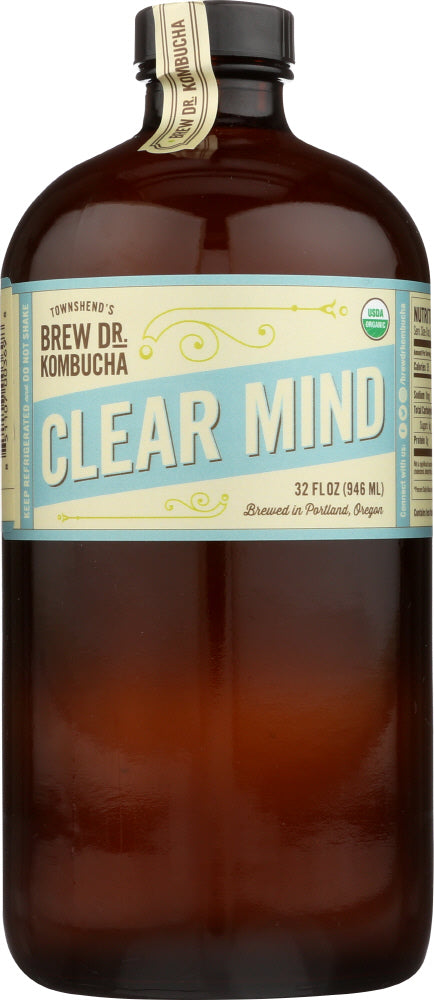 BREW DR KOMBUCHA: Kombucha Clear Mind, 32 fl oz