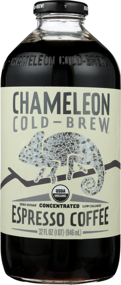 CHAMELEON COLD BREW: Concentrated Espresso Coffee, 32 oz